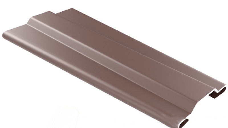 Клин держателя трубы 0,65 мм 125/100мм Шоколадно-коричневый