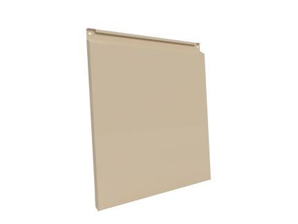 Фасадная металлокассета (Закрытый тип) Слоновая кость 0,8