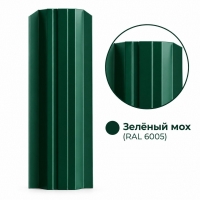 Штакетник Дачник 0,35 мм, зелёный мох (RAL 6005)